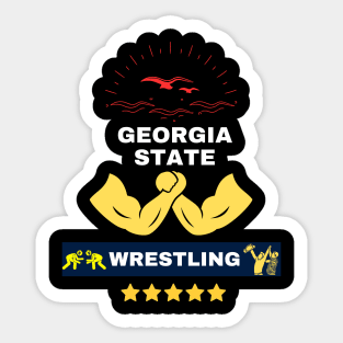 Georgia State wrestling Sticker